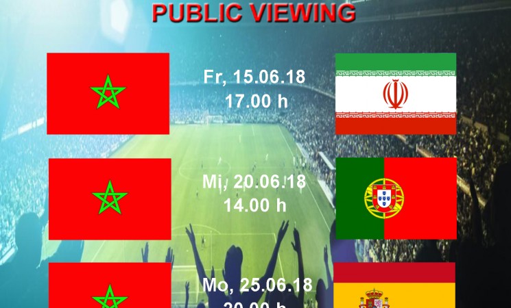 Public Viewing Marokko – Spanien